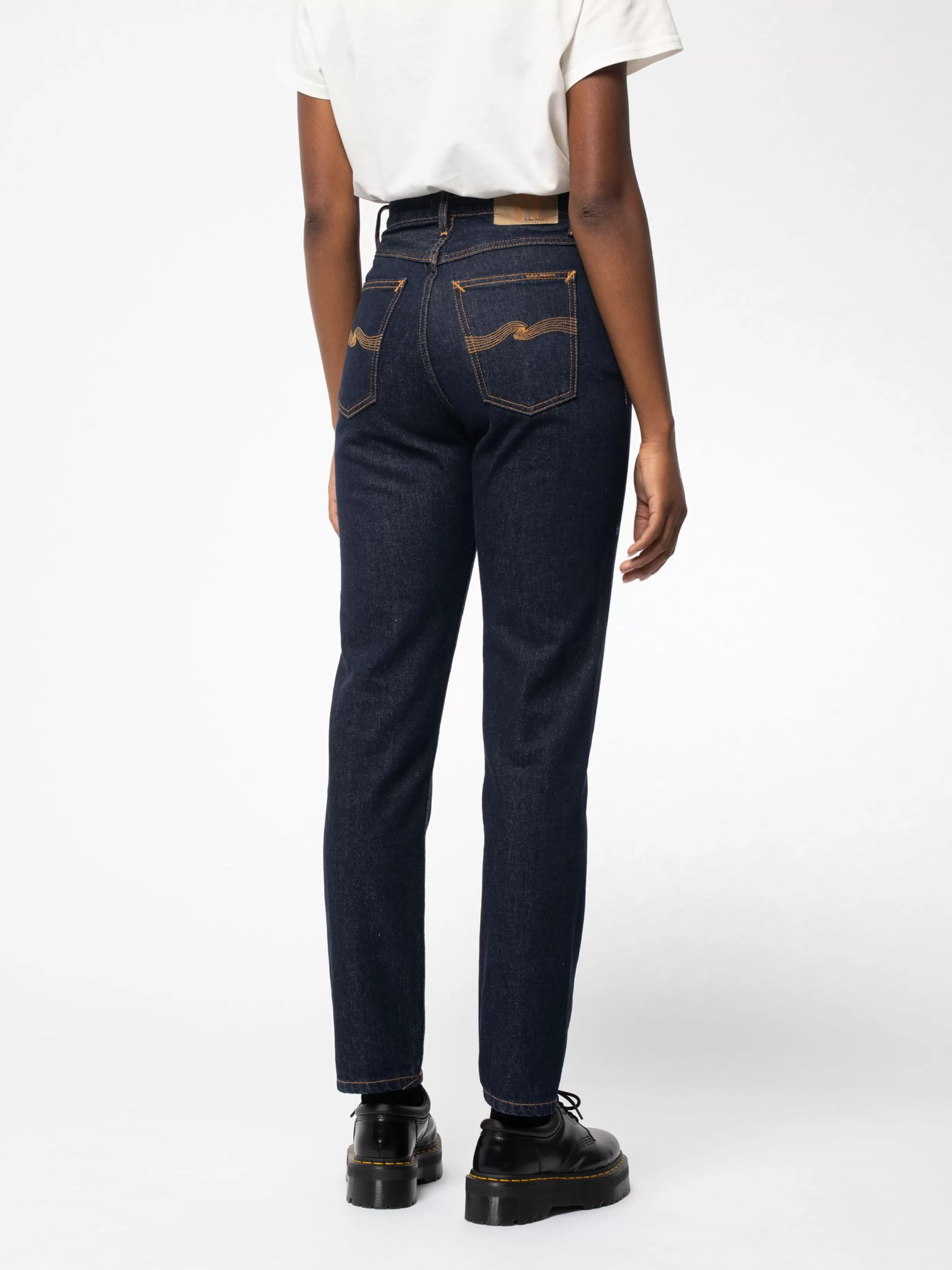 Women Nudie Jeans Washed | Breezy Britt Aged Black