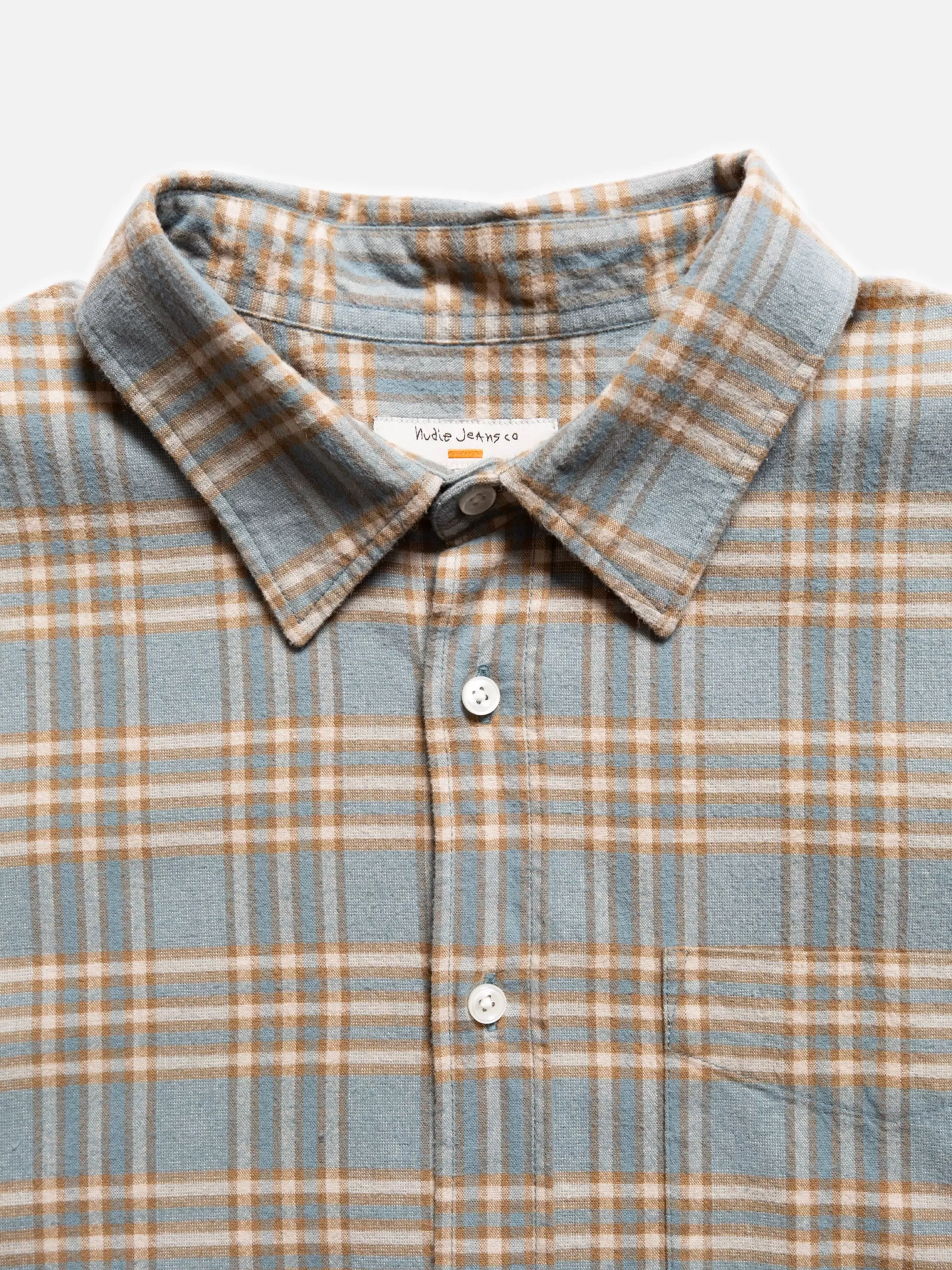 Nudie Jeans Shirts | Lean Dean Grey Fog