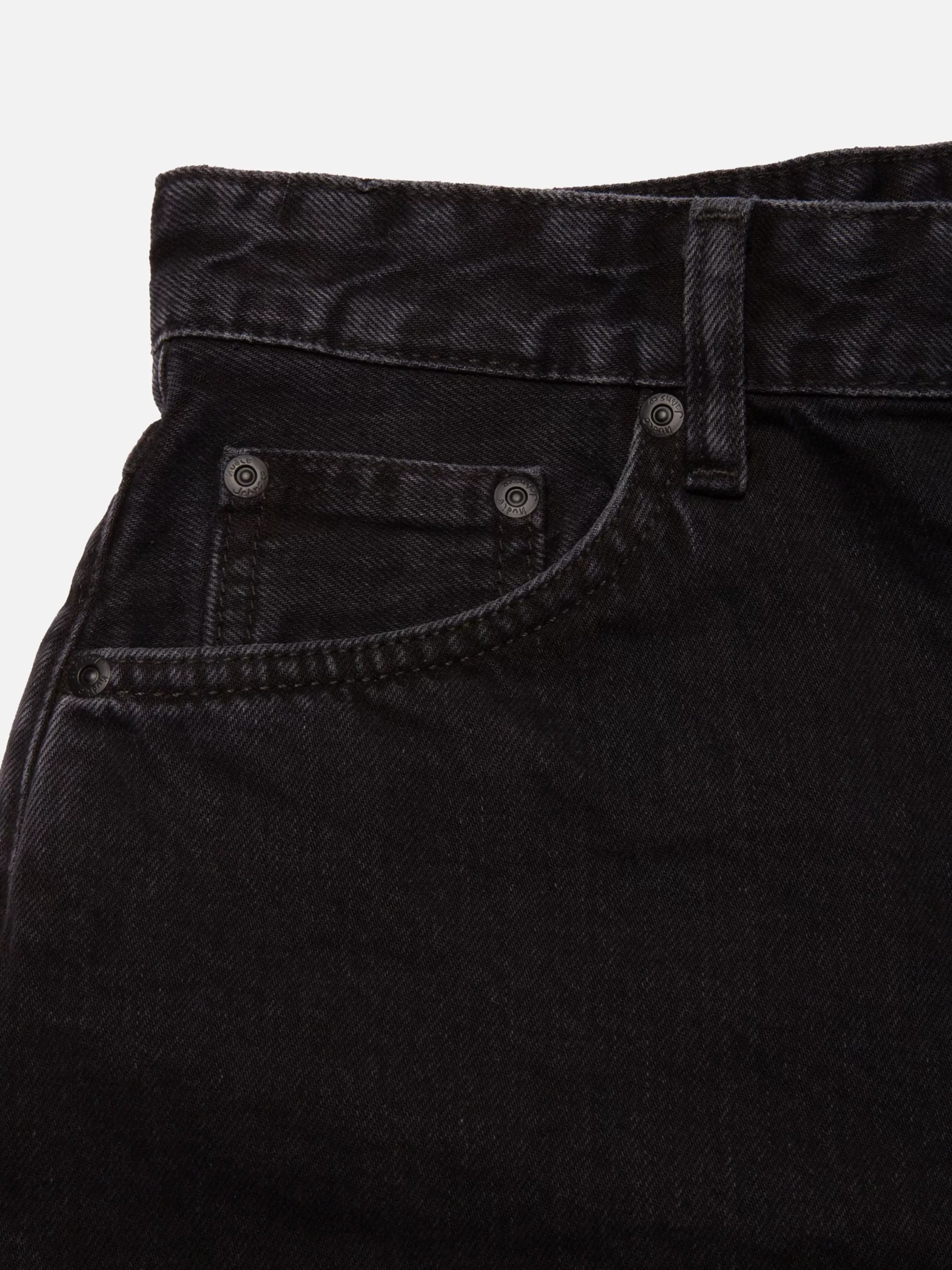 Women Nudie Jeans Shorts & Skirts | Maeve Denim Shorts Smooth Black