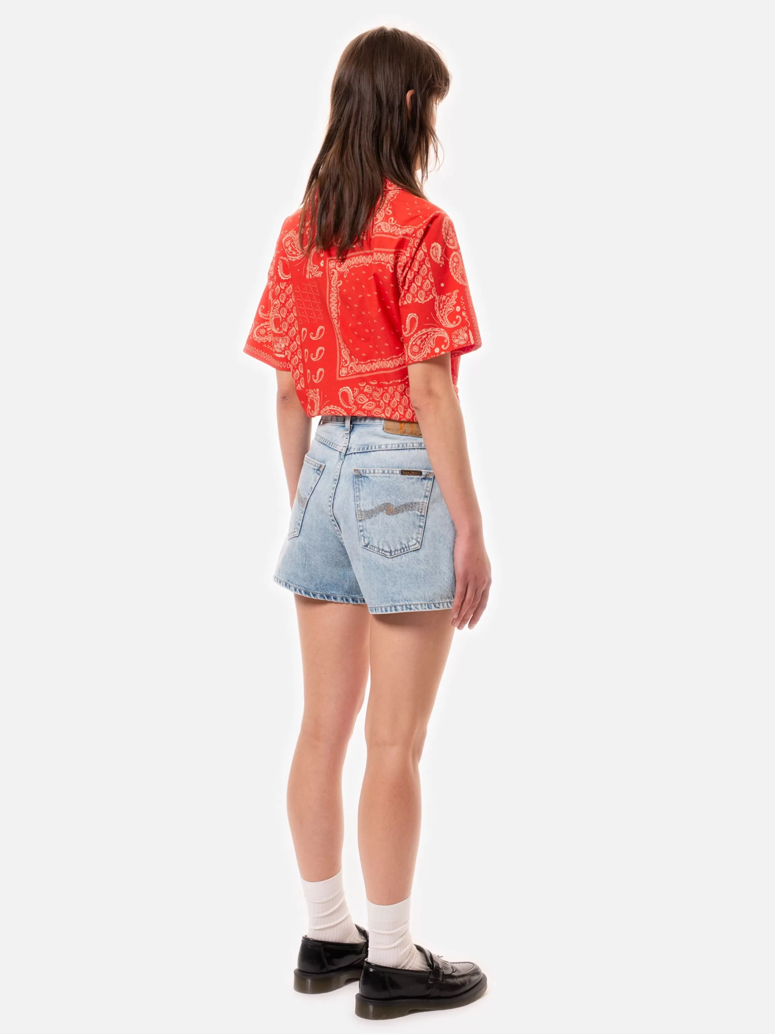 Women Nudie Jeans Shorts & Skirts | Maeve Shorts Sunny Blue