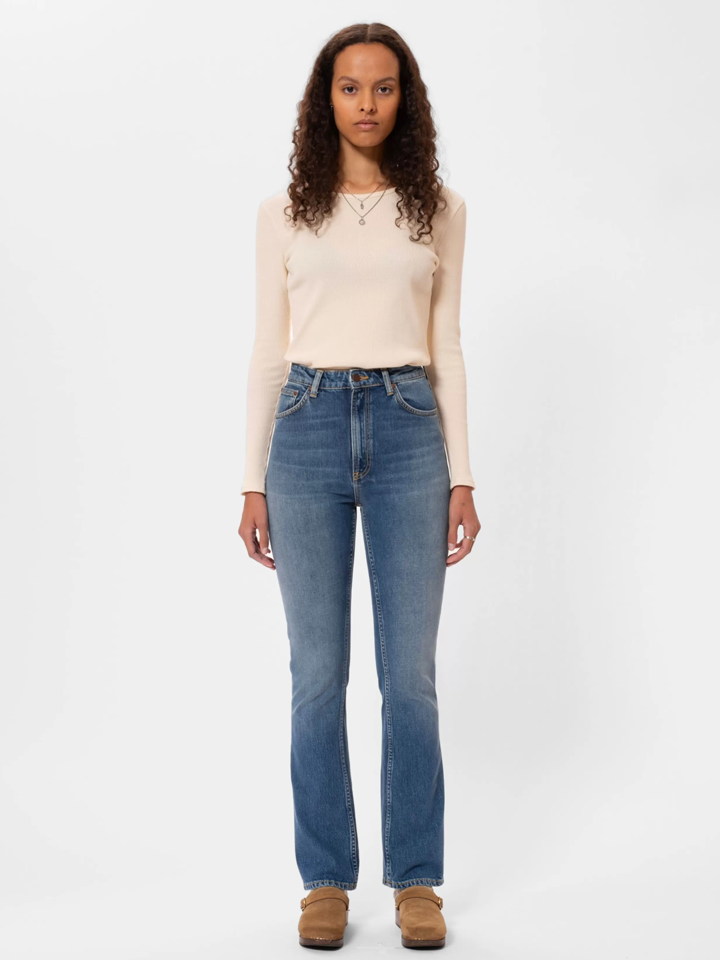 Women Nudie Jeans Washed | Rowdy Ruth | Rowdy Ruth French Blue