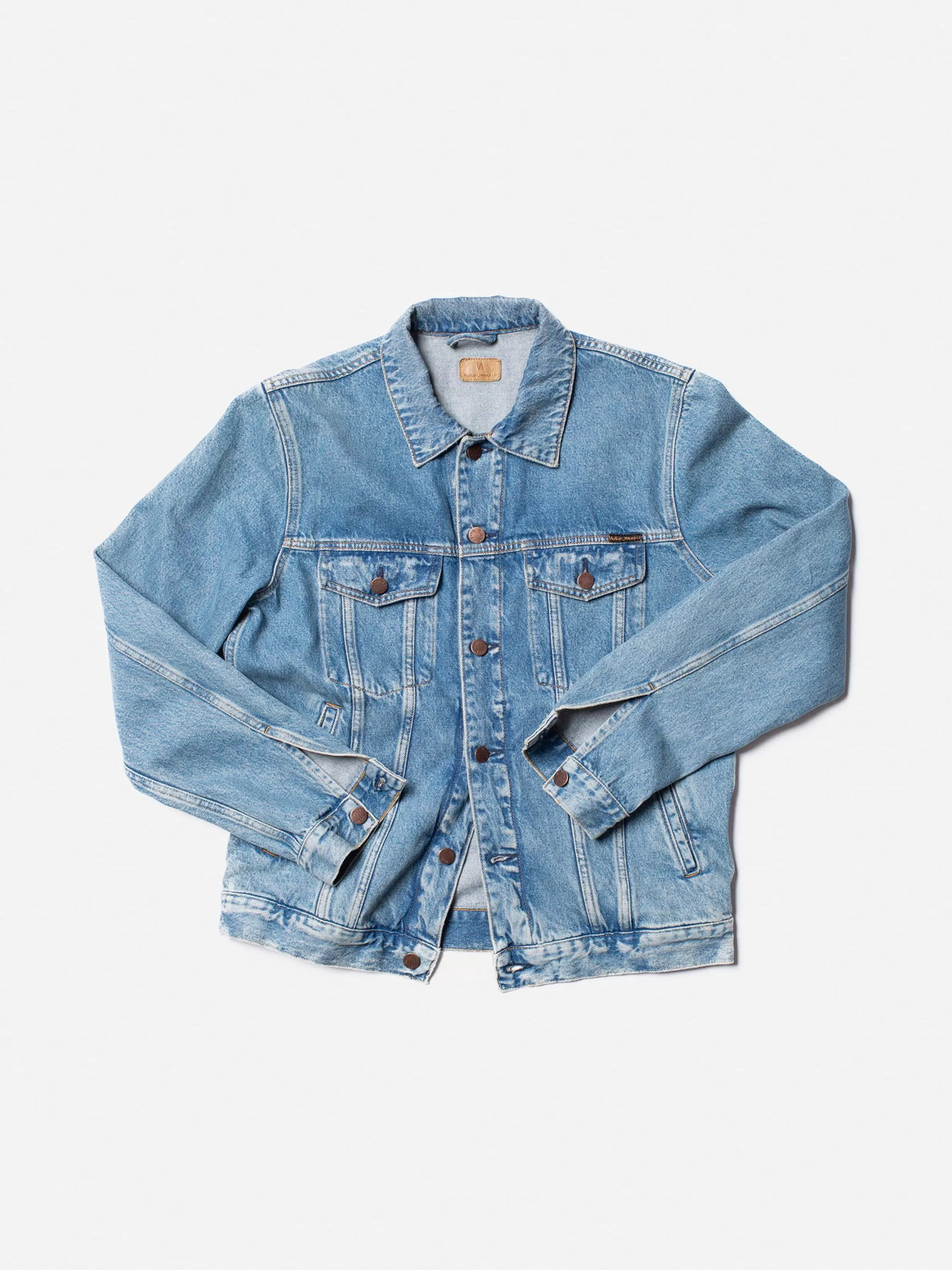 Nudie Jeans Denim jackets | Tank Top Offwhite