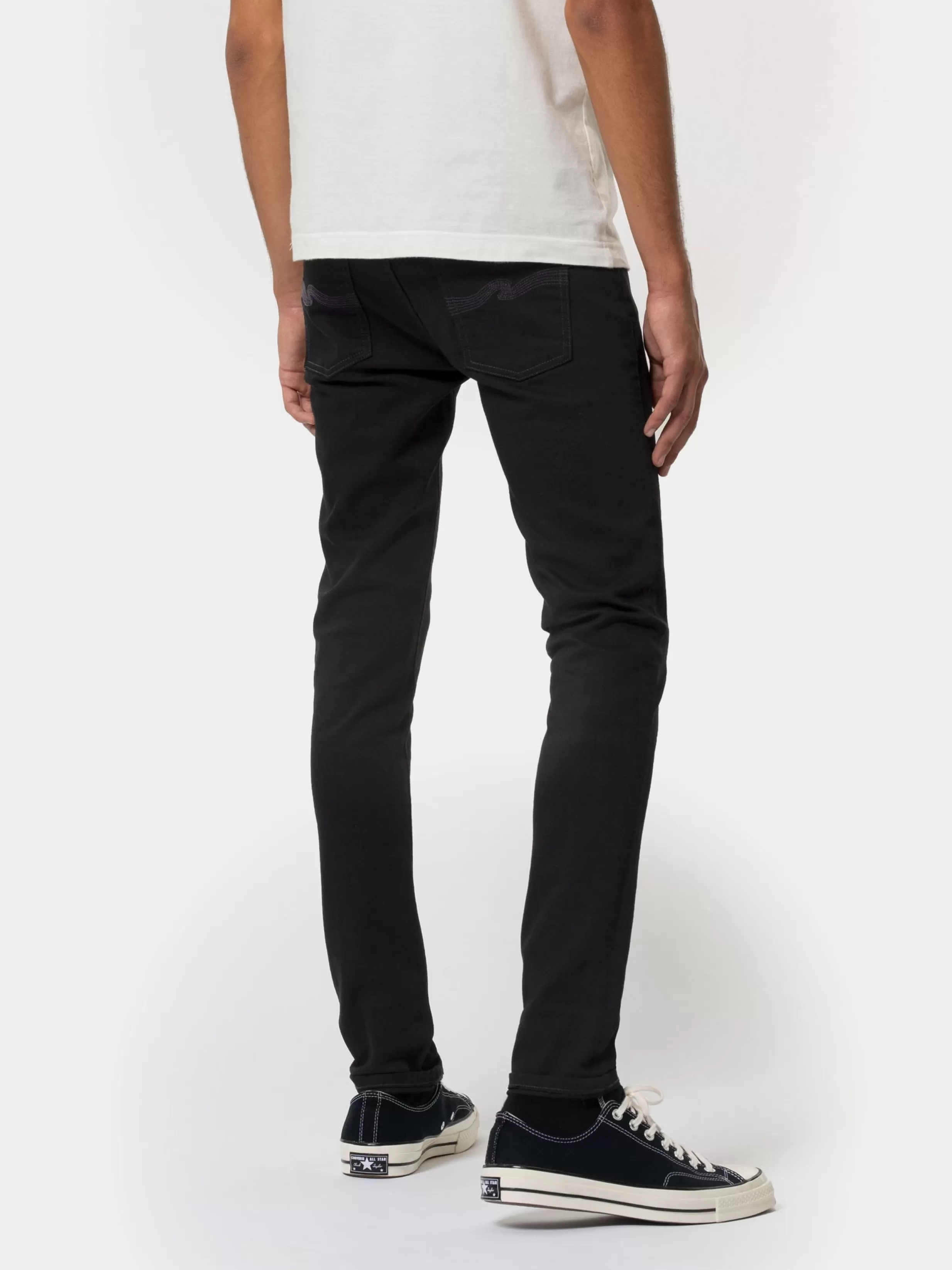 Nudie Jeans Tight Terry | Black | Tight Terry Inbetween Blues