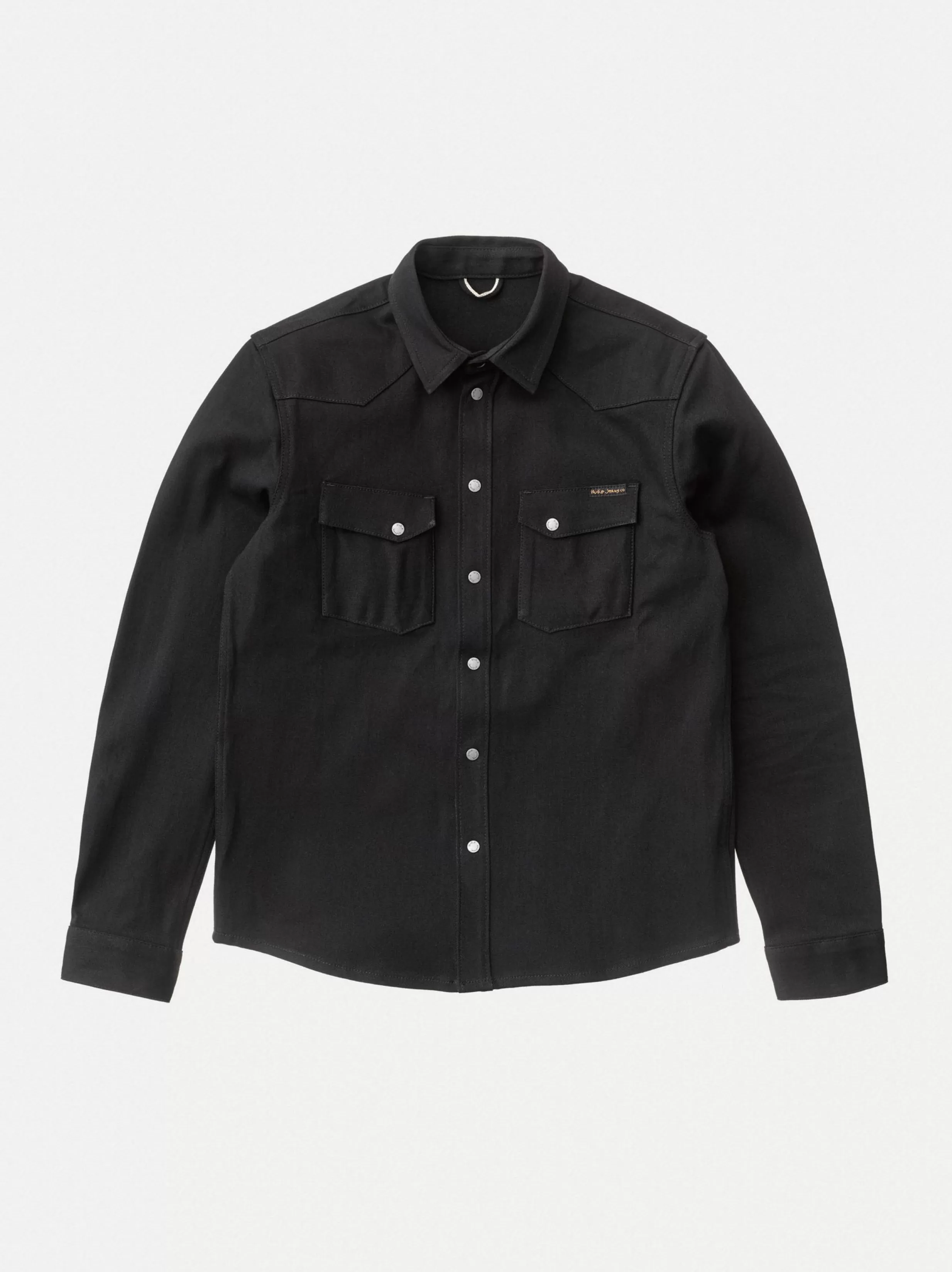 Nudie Jeans Shirts | Black | Tight Terry Soft Black