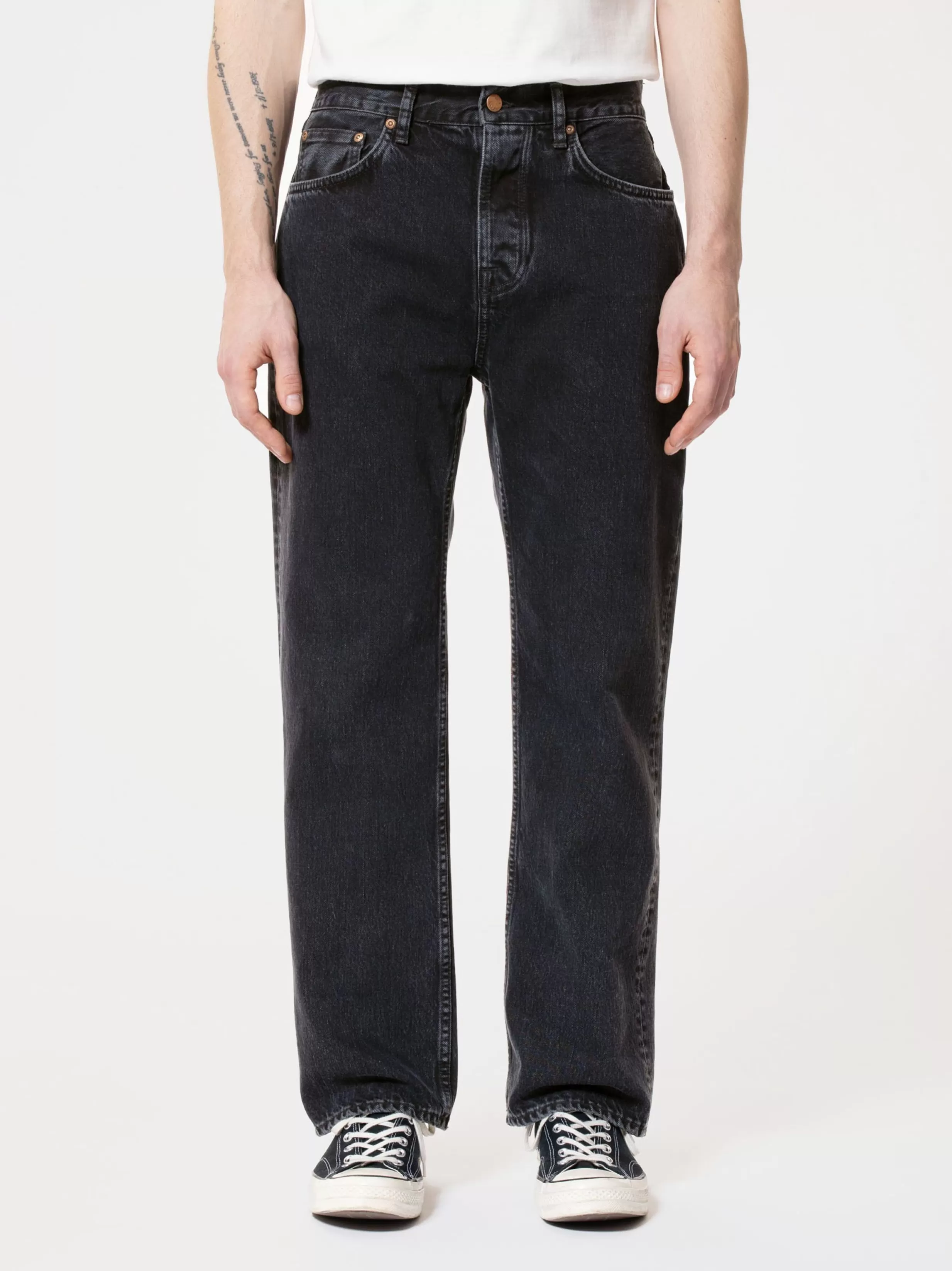 Nudie Jeans Tuff Tony | Black | Tuff Tony Dry Ace Selvage